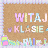 Witaj w klasie - pastelowa gazetka na rozpoczęcie roku